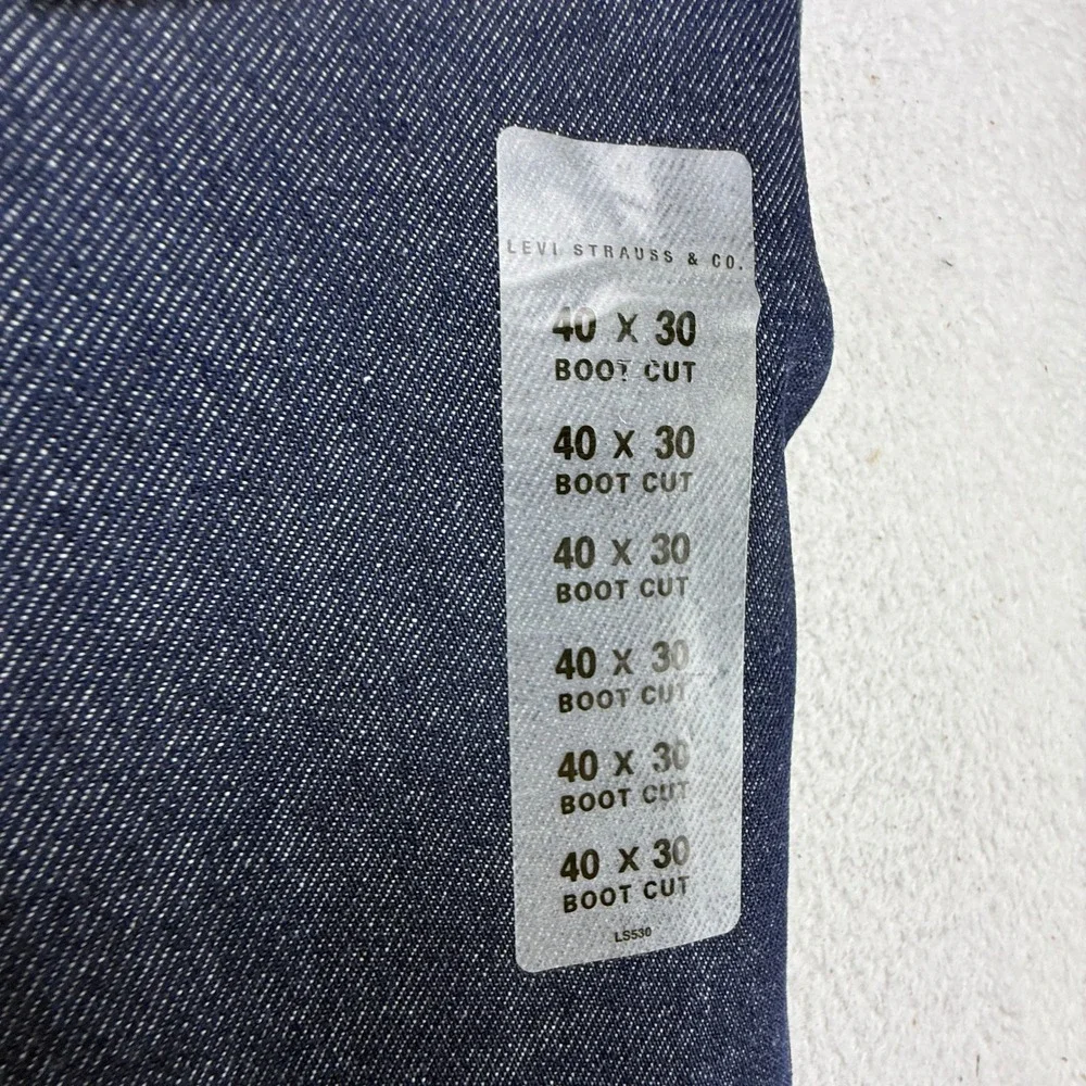 Vintage Levis 517 Mens 40x30 Boot Cut Jeans Rigid Indigo Blue USA 517-0217